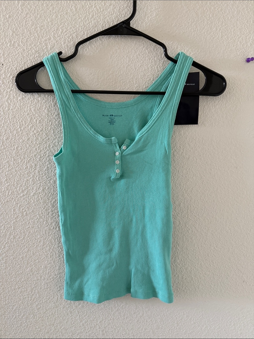 Brandy melville Seaform teal green Dalis tank top